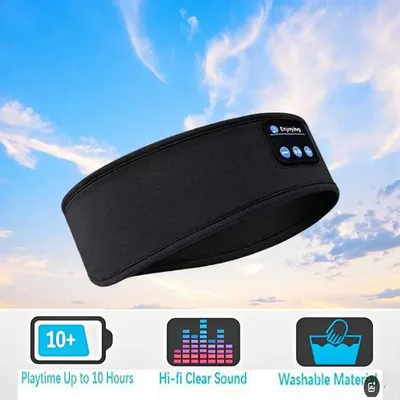 새로운 블루투스 수면 헤드셋 무선 헤드폰 음악 눈 마스크 수면 스포츠 머리띠 야외 실행 요가 머리띠